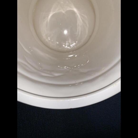 Retro Cookie Jar 6o's 70's Apple Pear Design Art Deco Kitchen Decor Fruit MCM - Picture 15 of 15